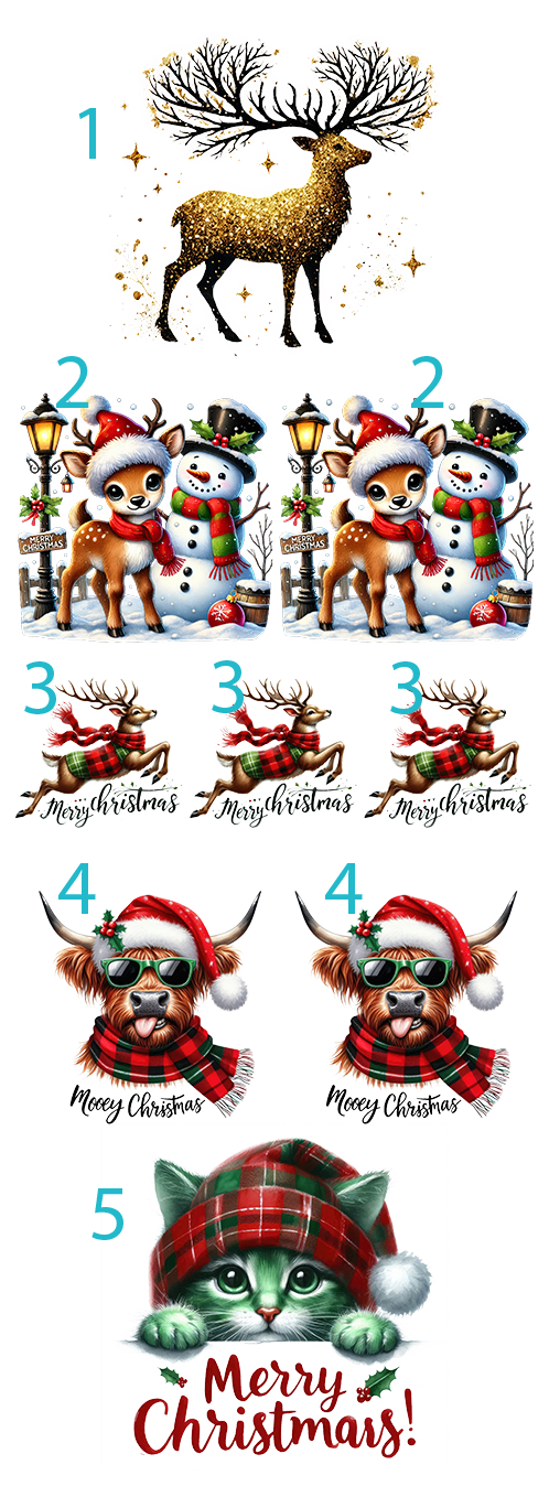 Holiday Magic: DTF Gang Sheet Christmas DTF Gang Sheet 22"x60" Premade