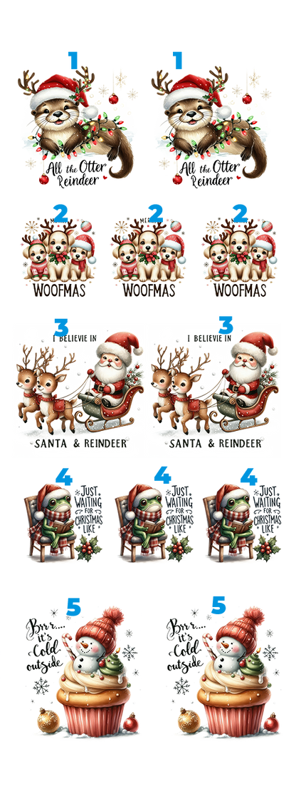 Christmas Cheer Collection Christmas DTF Gang Sheet 22"x60" Premade