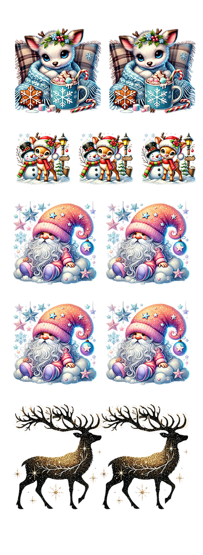 Winter Whimsy: DTF Gang Sheet Christmas 22"x60" Premade