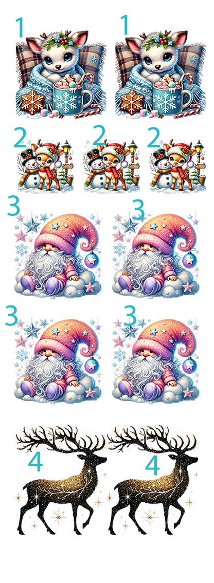 Winter Whimsy: DTF Gang Sheet Christmas 22"x60" Premade