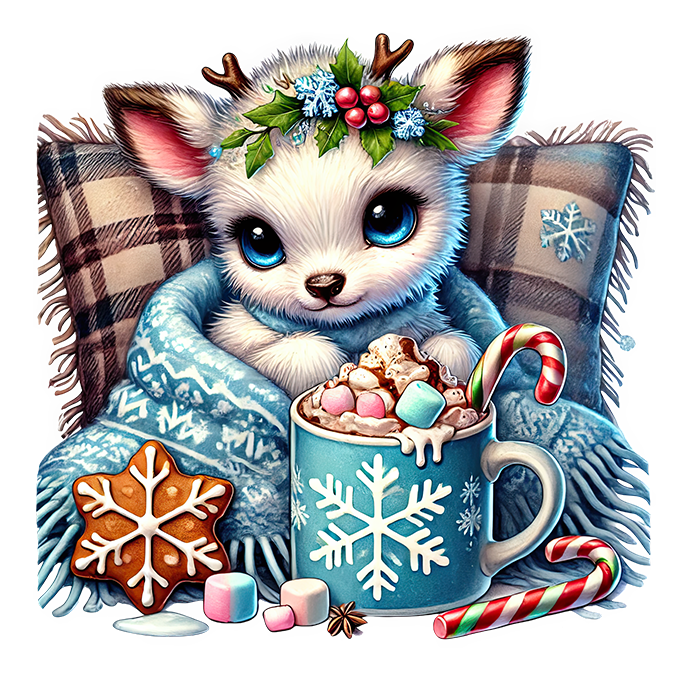 Winter Whimsy: DTF Gang Sheet Christmas 22"x60" Premade